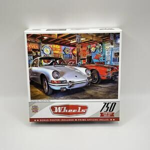 Jigsaw Puzzle 750 Pieces Wheels Hot Rod Alley by Master Pieces + Bonus Poster